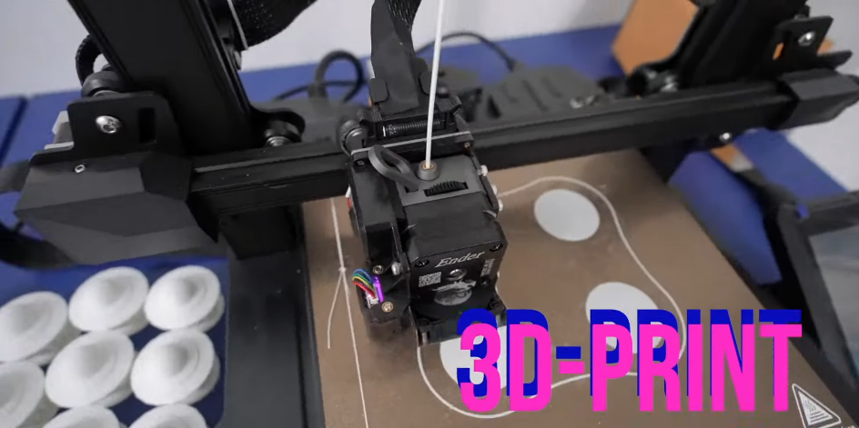 3D printer printing parts