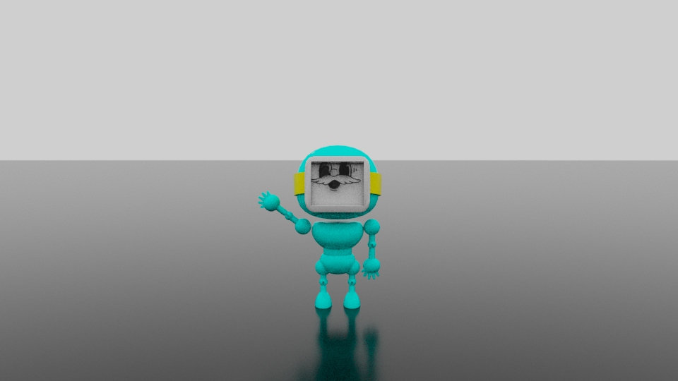 3D robot character